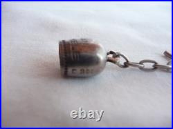 WW2 ORIGINAL US Army Air Force Capri San Michele Bell 800 Silver Good Luck Charm
