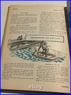 WW2 Pilots Information File (PIF) Manual 1945 Army Air Forces Named 1st Lt