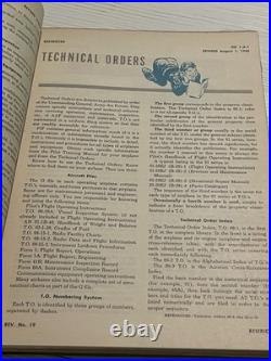 WW2 Pilots Information File (PIF) Manual 1945 Army Air Forces Named 1st Lt