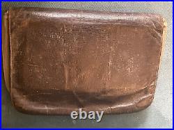 WW2 Pilots Navigation Kit AIR Force US Army Leather Case Owned By George Smith