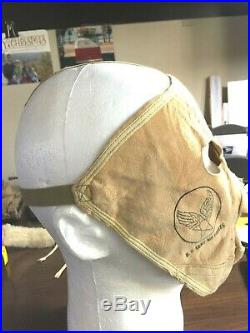 WW2 Type A9 US Army Air Force summer helmet/ AN6530 Googles/ Face mask combo