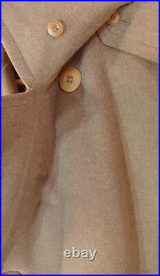 WW2 U. S. Army Air Corps Doeskin Coat 9th Air Force 1945 B29 C47 Pea Officers