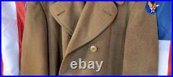 WW2 U. S. Army Air Corps Doeskin Coat 9th Air Force 1945 B29 C47 Pea Officers