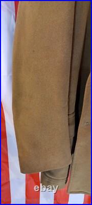 WW2 U. S. Army Air Corps Doeskin Coat 9th Air Force 1945 B29 C47 Pea Officers