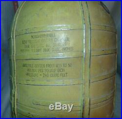 WW2 U. S. Army Air Force B-17 Bomber Oxygen Cylinder Tank G-1 94-40321 F. S. P & Co