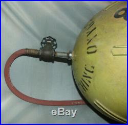 WW2 U. S. Army Air Force B-17 Bomber Oxygen Cylinder Tank G-1 94-40321 F. S. P & Co