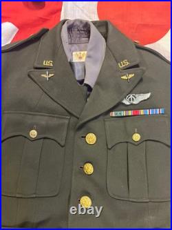 WW2 U. S. Army Air Force Uniform AF Patch Medal Wings Pilot Technical Observer