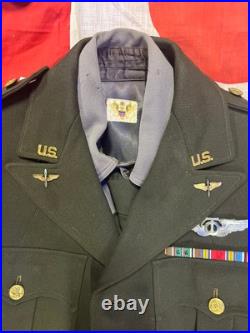 WW2 U. S. Army Air Force Uniform AF Patch Medal Wings Pilot Technical Observer