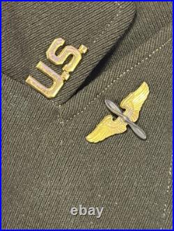 WW2 U. S. Army Air Force Uniform AF Patch Medal Wings Pilot Technical Observer