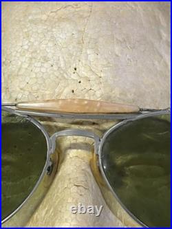 WW2 U. S. Army Air Force Uniform Hat Cap Patch Medal Wings Pilot Aviator Glasses