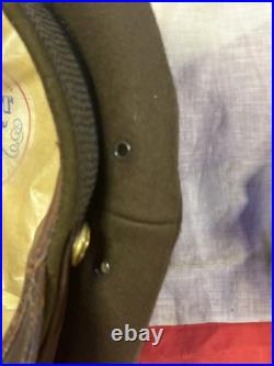 WW2 U. S. Army Air Force Uniform Hat Cap Patch Medal Wings Pilot Aviator Glasses