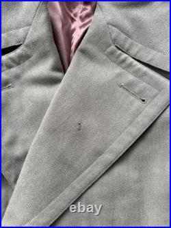 WW2 US 15th Army Air Force Officer Pinks Trench Coat 38L Bullion Patch MS