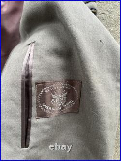 WW2 US 15th Army Air Force Officer Pinks Trench Coat 38L Bullion Patch MS