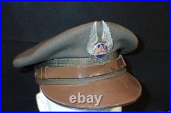 WW2 US AAF Army Air Force Civil Air Patrol CAP Officers Service Visor Hat RARE
