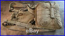 WW2 US AN6510 seat military combat parachute pilot USAF Army Air force corp NAME