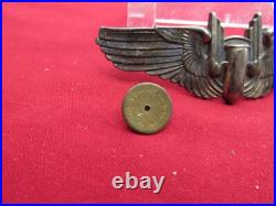 WW2 US ARMY AIR FORCE AERIAL GUNNER WING STERLING AAF Clutch back 3 inch #11