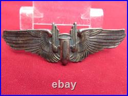 WW2 US ARMY AIR FORCE AERIAL GUNNER WING STERLING AAF Clutch back 3 inch #11