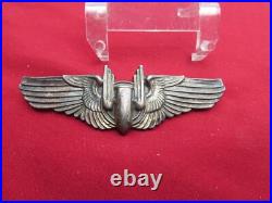 WW2 US ARMY AIR FORCE AERIAL GUNNER WING STERLING AAF Clutch back 3 inch #11