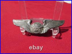 WW2 US ARMY AIR FORCE NAVIGATOR WING STERLING AAF PIN back 3 inch wing 6