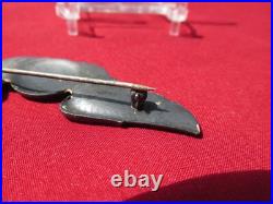WW2 US ARMY AIR FORCE NAVIGATOR WING STERLING AAF PIN back 3 inch wing 6