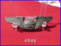 WW2 US ARMY AIR FORCE NAVIGATOR WING STERLING AAF PIN back 3 inch wing 6