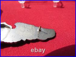 WW2 US ARMY AIR FORCE PILOT WING STERLING AAF PIN back 3 inch wing 5 amico