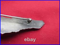 WW2 US ARMY AIR FORCE Service PILOT WING AAF PIN back 3 inch #16 sterling LGB