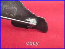 WW2 US ARMY AIR FORCE Service PILOT WING AAF PIN back 3 inch #16 sterling LGB