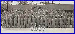 WW2 US ARMY AIR FORCES ANDREWS AIR FORCE BASE GROUP PHOTO with Air WACs APR'45