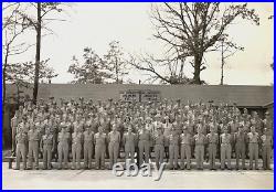 WW2 US ARMY AIR FORCES ANDREWS AIR FORCE BASE GROUP PHOTO with Air WACs APR'45