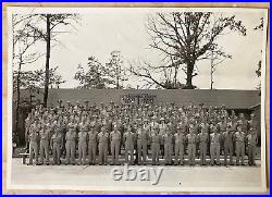 WW2 US ARMY AIR FORCES ANDREWS AIR FORCE BASE GROUP PHOTO with Air WACs APR'45