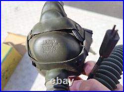 WW2 US Army Air Corp A-14 Oxygen Mask Medium with Microphone Ohio Chem EX