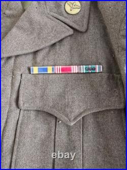 WW2 US Army Air Corps Air Force Uniform Patches Ribbons Coat Pants Belt 1944