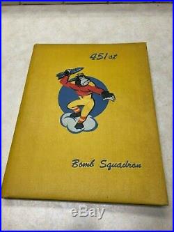 WW2 US Army Air Force 451st Bomb Group Unit History
