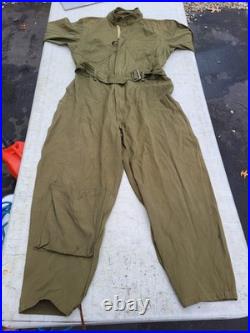 WW2 US Army Air Force A-4 Wool Flight Suit Appoximated Size 36/38 No Tag