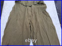 WW2 US Army Air Force A-4 Wool Flight Suit Appoximated Size 36/38 No Tag