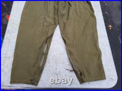 WW2 US Army Air Force A-4 Wool Flight Suit Appoximated Size 36/38 No Tag