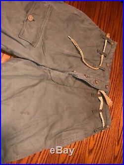 WW2 US Army Air Force A-9 Flight Pants/Trousers Size 38 MFG Stagg Coat Co INC