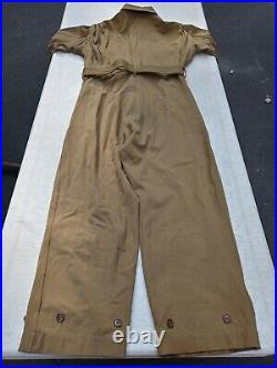 WW2 US Army Air Force AN-6550/ANS-31 Wool Flight Suit Size 38M Sigmund Eisner