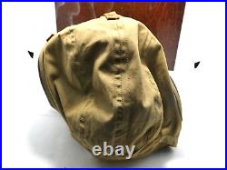 WW2 US Army Air Force AN-H15 Bates Shoe Co. Cloth Flying Helmet Size Med