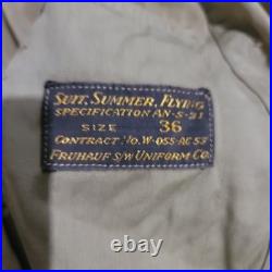 WW2 US Army Air Force AN-S-31 Summer Flight Suit Size 36
