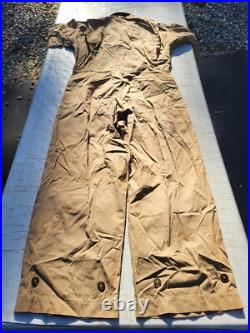WW2 US Army Air Force AN-S-31A Summer Flight Suit Size 38 MFG United Garment