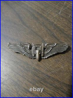 WW2 US Army Air Force Aerial Gunner Wings 3 Meyer Sterling