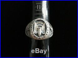 WW2 US Army Air Force Aerial Gunner's Sterling Silver Ring Size 12.5