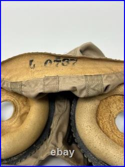 WW2 US Army Air Force Aircraft TYPE AN-H-15 FLIGHT HELMET Liner Great Shape