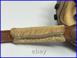 WW2 US Army Air Force Aircraft TYPE AN-H-15 FLIGHT HELMET Liner Great Shape