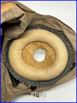 WW2 US Army Air Force Aircraft TYPE AN-H-15 FLIGHT HELMET Liner Great Shape