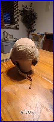 WW2 US Army Air Force Aircraft TYPE AN-H-15 FLIGHT HELMET NICE