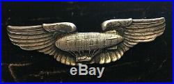 WW2 US Army Air Force Airship Pilot badge by Pasquali Co