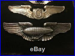 WW2 US Army Air Force Airship Pilot badge by Pasquali Co